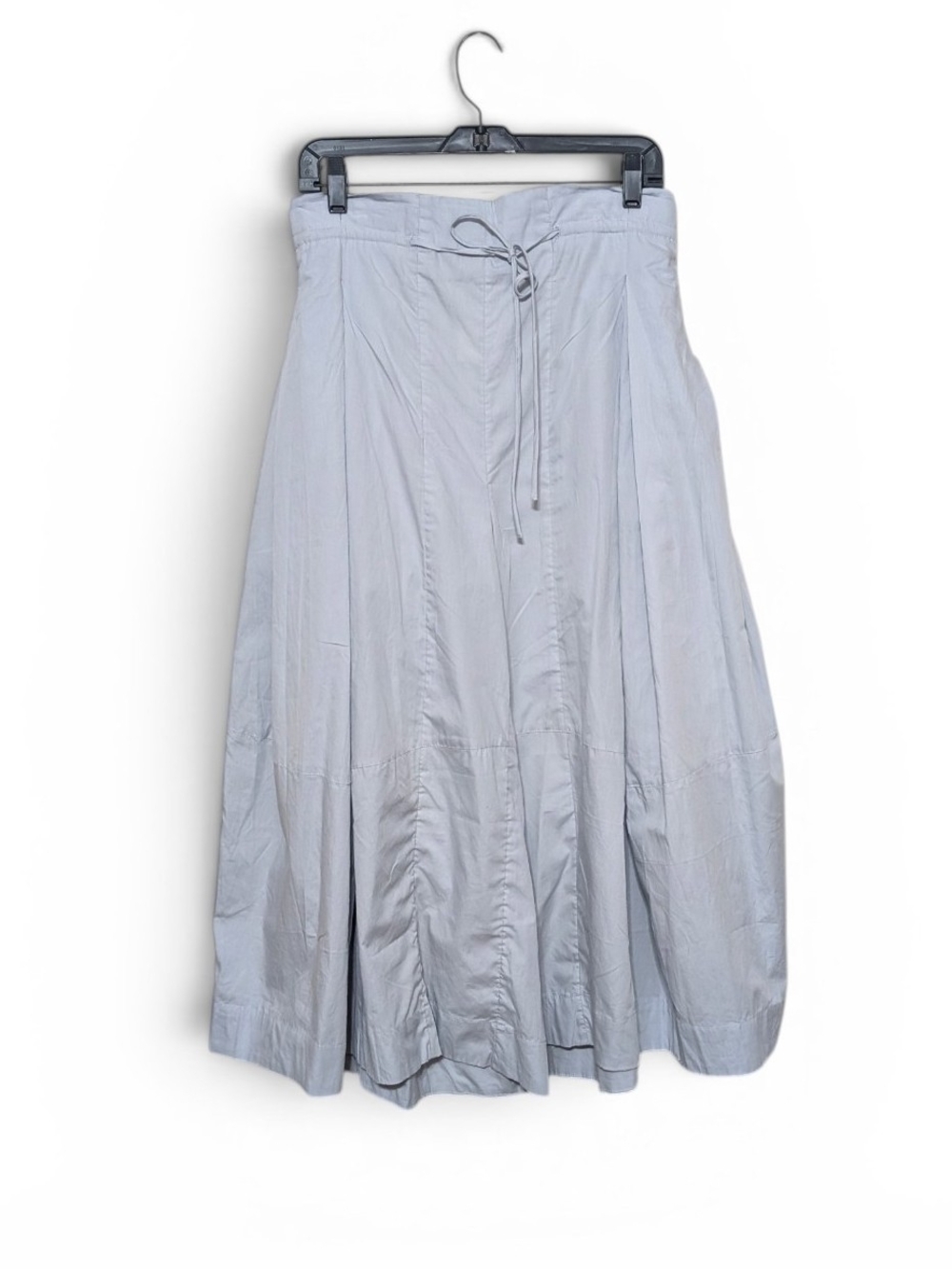 Free People NWT Wide Leg Palazzo Pants Drawstring Paperbag Waist Gray Dawn